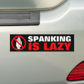 Het overspannen is lui bumpersticker (Op auto)