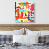 Het Oversteeksel 12x12 Gewikkeld Canvas Afdruk (Insitu (Slaapkamer))