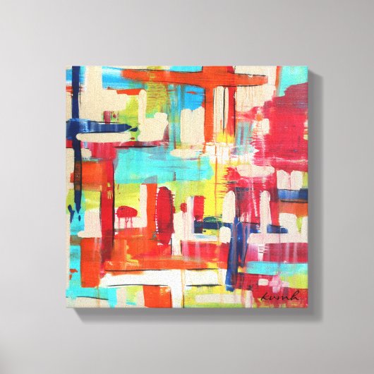 Het Oversteeksel 12x12 Gewikkeld Canvas Afdruk (Voorkant)