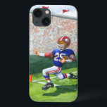 Het oversteken van de Lijn van het Goal voor een T iPhone 13 Hoesje<br><div class="desc">Hoor de menigte terwijl zij hun favoriete football speler zien die de doellijn voor een touchdown kruist! Jay Throckhypotheon schilderde deze dynamische scène. Koop een kopie voor jezelf of geef het als cadeau aan de football fan in je leven!</div>