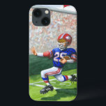 Het oversteken van de Lijn van het Goal voor een T iPhone 13 Hoesje<br><div class="desc">Hoor de menigte terwijl zij hun favoriete football speler zien die de doellijn voor een touchdown kruist! Jay Throckhypotheon schilderde deze dynamische scène. Koop een kopie voor jezelf of geef het als cadeau aan de football fan in je leven!</div>