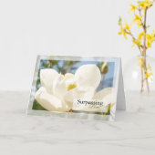 Het overtreffen van Liefde, Wenskaart Kaart (Gele Bloem)