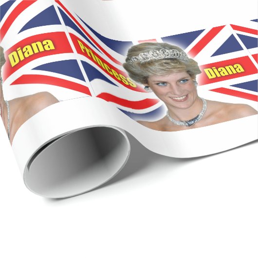 Het Overweldigen van Diana van de Prinses HRH! Cadeaupapier (Rol Hoek)