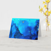 Het overweldigende Oceaan Holografische Schilderen Kaart (Gele Bloem)