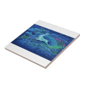 Het overweldigende Vintage Russische Blauwe Tegeltje (Zijkant)