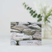 Het overwinnen van hindernissen! briefkaart (Staand voorkant)