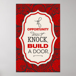 Het overwinnen van hinderpalen motiveert Citaat Poster