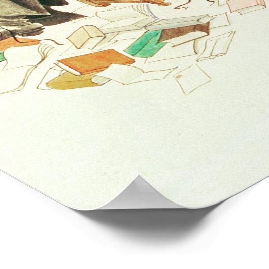 Het overzicht van de satirische Cartoon van Sanity (Hoek)