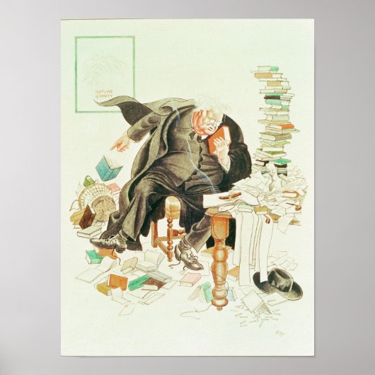 Het overzicht van de satirische Cartoon van Sanity (Voorkant)