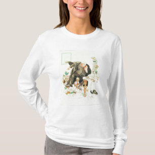 Het overzicht van de satirische Cartoon van Sanity T-shirt