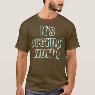 Het overzicht van de wereld van het onkruidvat t-shirt