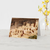 Het Overzicht van het Paleis van het Cliff Wenskaa Kaart (Gele Bloem)