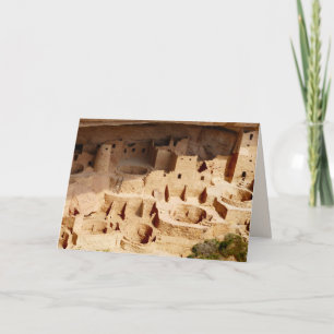 Het Overzicht van het Paleis van het Cliff Wenskaa Kaart