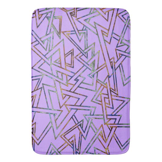 Het overzicht van het Patroon van de driehoek + uw Badmat (Voorkant Verticaal)