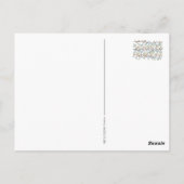 Het overzicht van het Patroon van de driehoek + uw Briefkaart (Achterkant)