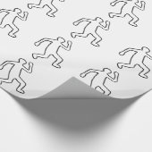Het Overzicht van het Slachtoffer van de moord Cadeaupapier (Hoek)