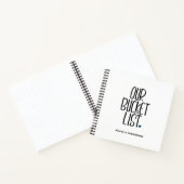 Het overzichtspagboek van onze Bucket Notitieboek (Binnen)