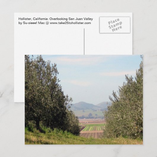 Het overzien van San Juan Valley Briefkaart (Voorkant / Achterkant)