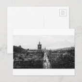 Het overzien van straat briefkaart (Voorkant / Achterkant)