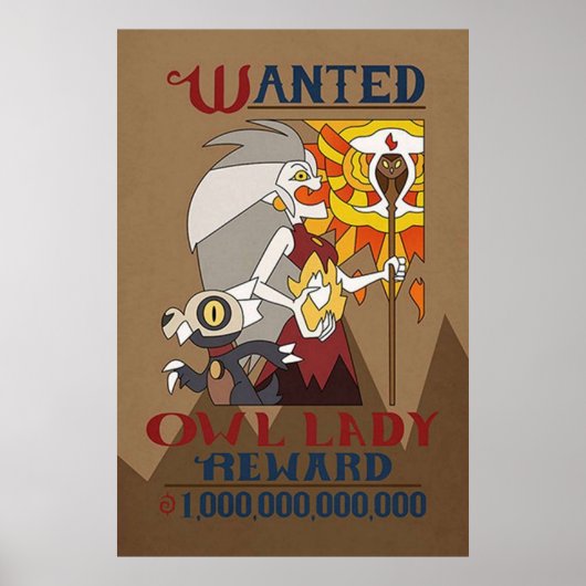 Het Owl House wilde Owl Lady Poster (Voorkant)