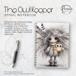 Het Owl Keeper Spiral Notitieboek