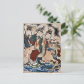 Het Ox-cijfer van het Chinese Wandschilderen van d Briefkaart (Staand voorkant)