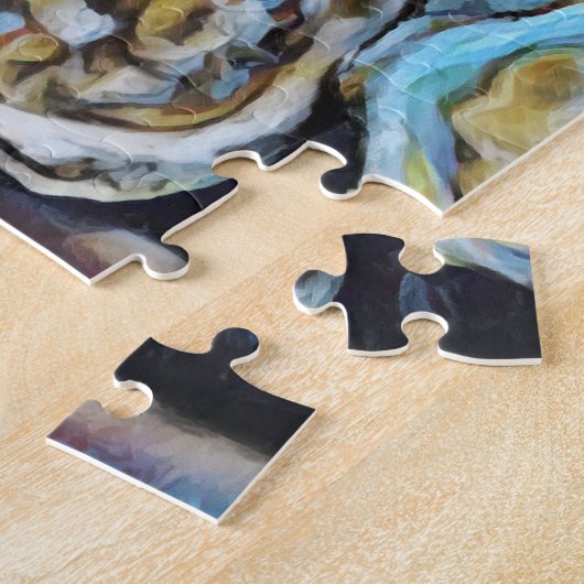 Het Oyster-dienblad Legpuzzel (Zijkant)