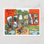 Het Ozarks  Big Letters Briefkaart (Voorkant)