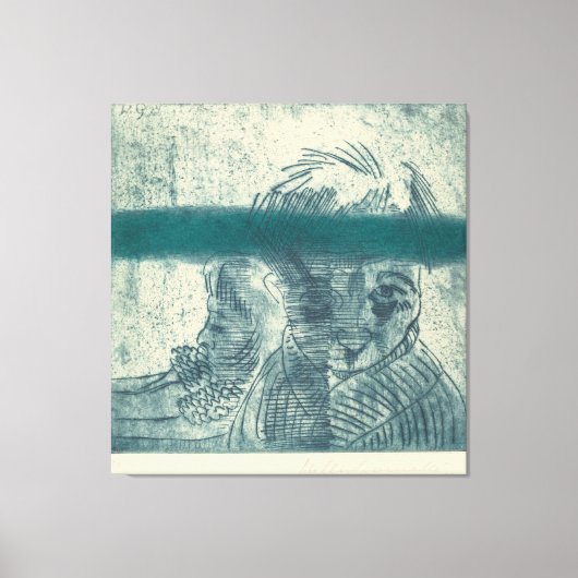 Het Paar Canvas Afdruk (Voorkant)