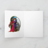 Het Paar van de fantasie Feestdagen Kaart (Binnen)