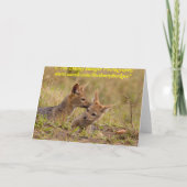 Het Paar van de gier dankt u kaardt Bedankkaart (Achterkant)