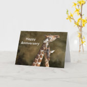 Het Paar van de Giraffe nestelt zich Kaart (Gele Bloem)