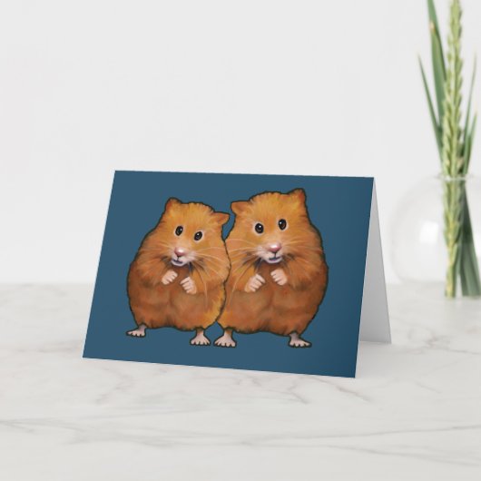 Het Paar van de hamster: Jubileum: U Twee bent zo Kaart (Voorkant)