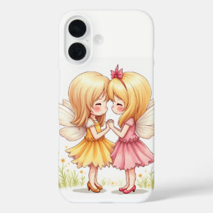 Het paar van de liefde fee iPhone 16 Hoesjes