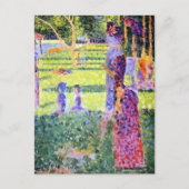 Het Paar van Georges Seurat,  Pointillisme Briefkaart (Voorkant)