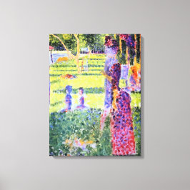 Het Paar van Georges Seurat,  Pointillisme Canvas Afdruk