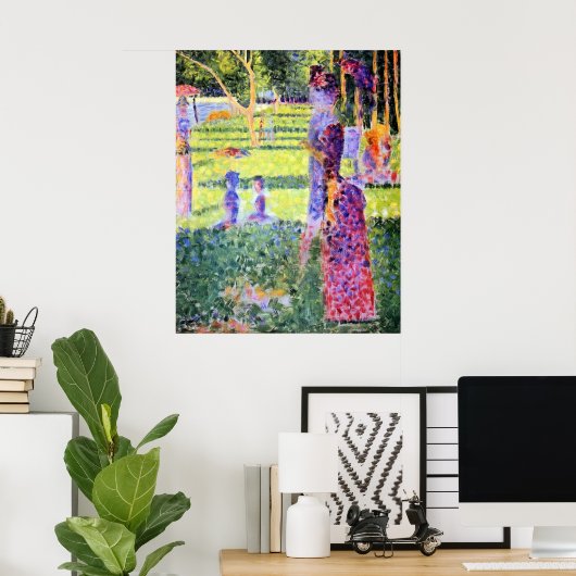 Het Paar van Georges Seurat, Pointillisme Poster (Thuiskantoor)