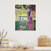 Het Paar van Georges Seurat,  Pointillisme Poster (Keuken)