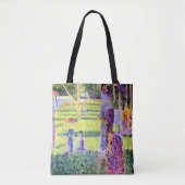 Het Paar van Georges Seurat, Pointillisme Tote Bag (Voorkant)