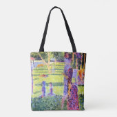 Het Paar van Georges Seurat, Pointillisme Tote Bag (Achterkant)