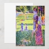 Het Paar van Georges Seurat, Vintage-Pointillisme (Voorkant / Achterkant)