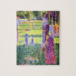 Het Paar van Georges Seurat, Vintage-Pointillisme Legpuzzel