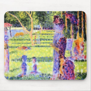 Het Paar van Georges Seurat, Vintage Pointillisme Muismat