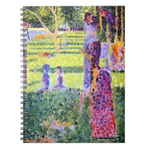 Het Paar van Georges Seurat, Vintage-Pointillisme Notitieboek
