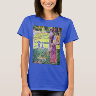 Het Paar van Georges Seurat, Vintage-Pointillisme T-shirt