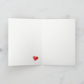 Het Paar van Valentijn Ninja, een Gele Jongen en Feestdagen Kaart (Binnen)