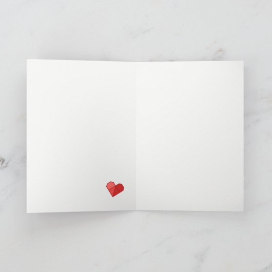 Het Paar van Valentijn Ninja, een Jongen en een Feestdagen Kaart (Binnen)