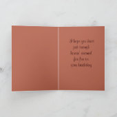 Het Paard Bday van Appie kaart-past aan Kaart (Binnen)