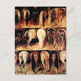 Het paard briefkaart