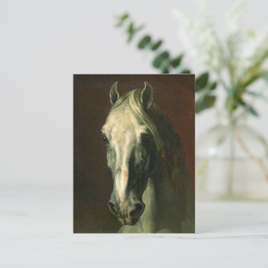 Het  paard briefkaart (Staand voorkant)